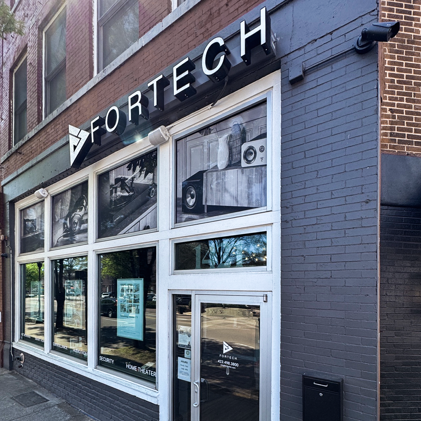 The FORTECH hi-fi showroom on Market Street